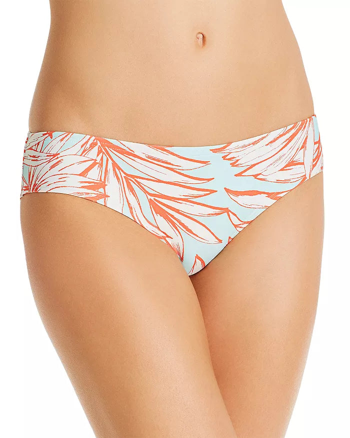 Vince Camuto Shirred Printed Bikini Bottom