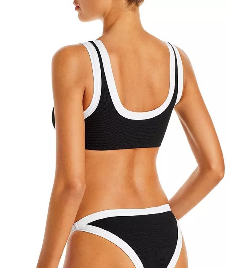 L*Space Lala Ribbed Bikini Top