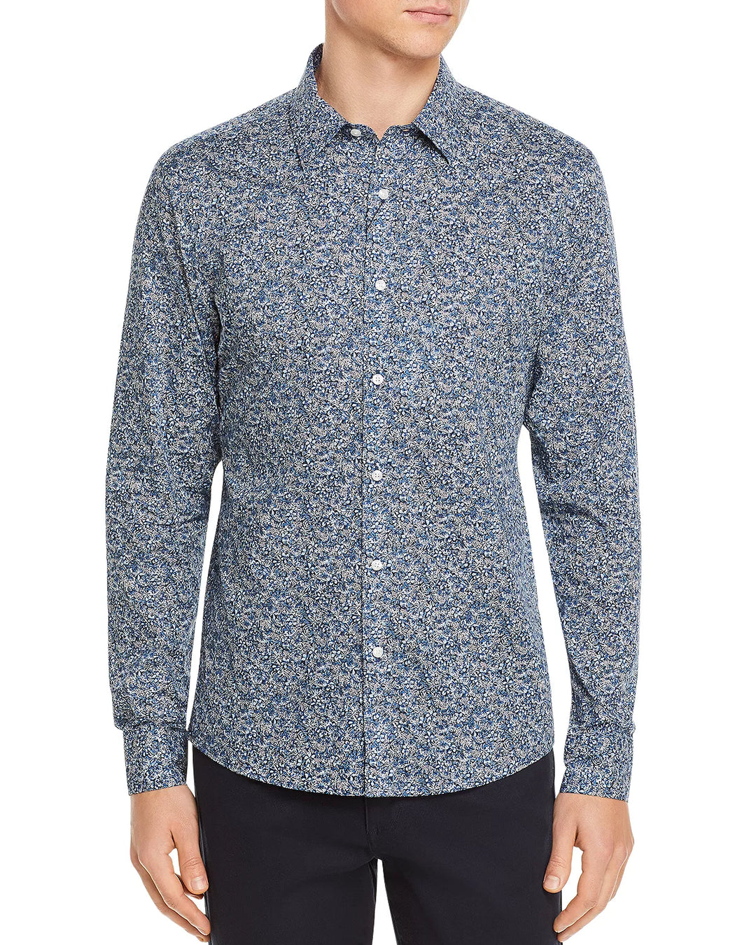 MICHAEL KORS MEN Mixed Floral Slim Fit Shirt