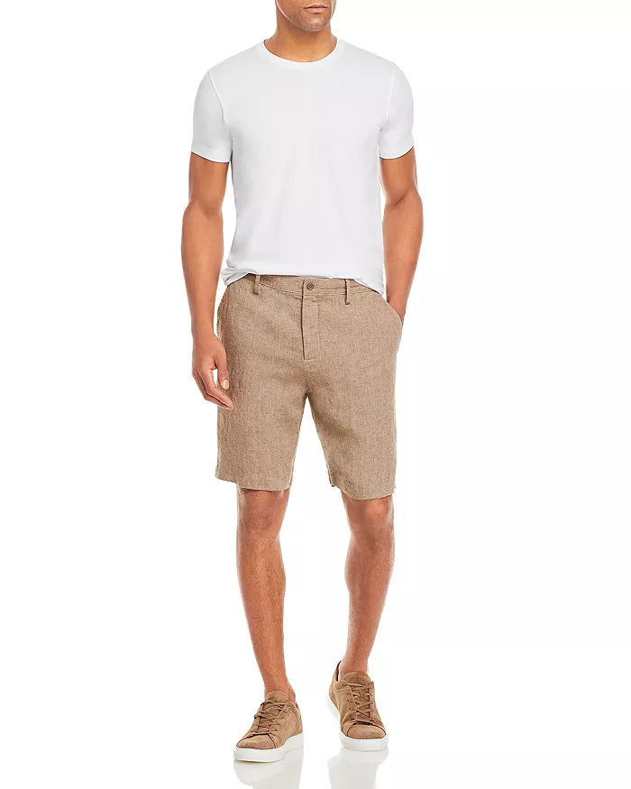 The Men's Store at Bloomingdale's Linen Micro-Houndstooth Shorts