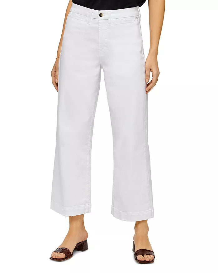 Jen 7 Cropped Wide Leg Jeans