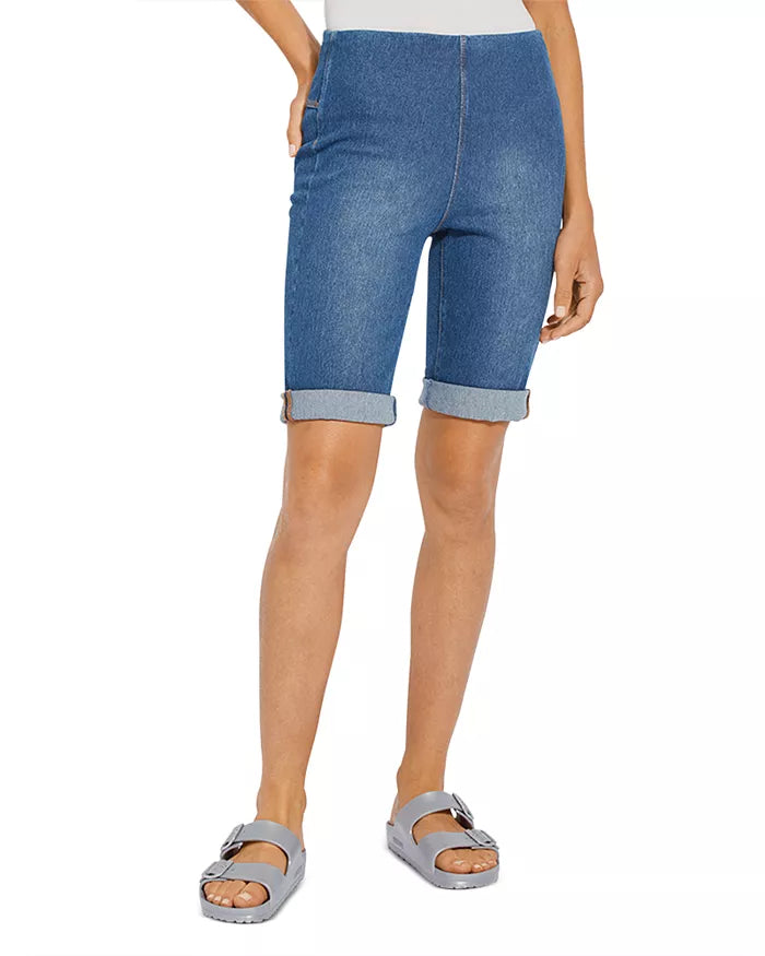 Lyssé Cuffed Denim Shorts