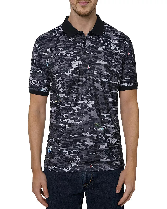 Robert Graham MEN Surfin' Escapade Classic Fit Polo Shirt