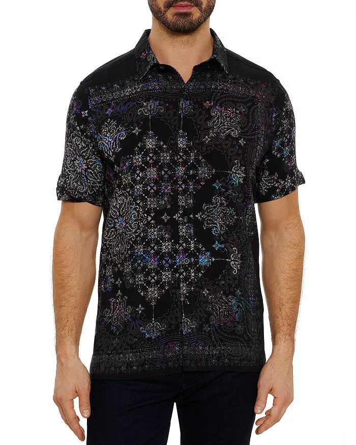 Robert Graham MEN Tone Deaf Short Sleeve Shirt