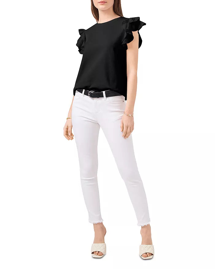 VINCE CAMUTO Tiered Ruffle Sleeve Tee
