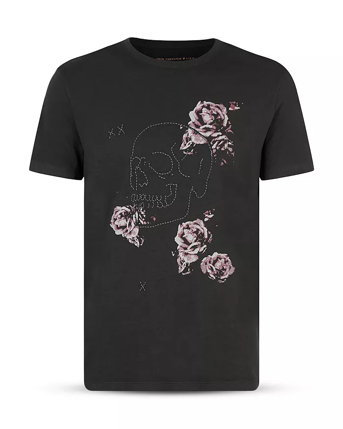 John Varvatos MEN Skull & Roses Tee