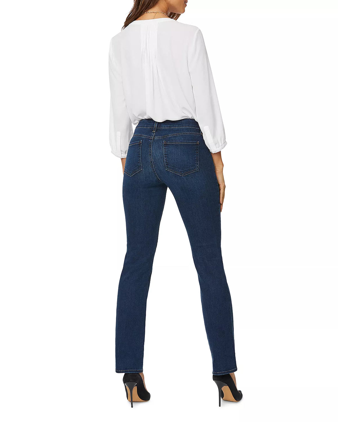 NYDJ Marilyn High Rise Straight Jeans