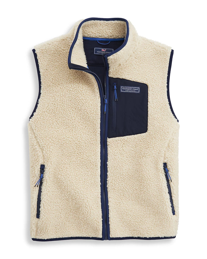 Vineyard Vines Colorblocked Fleece Vest