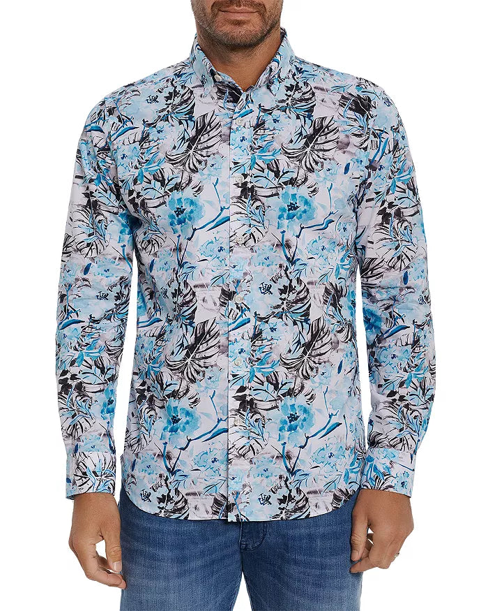 Robert Graham MEN Villa Long Sleeve Floral Shirt