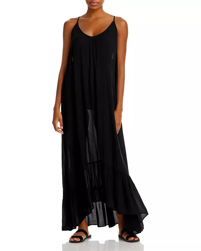 AQUA Swim Maxi Dress Cover-Up