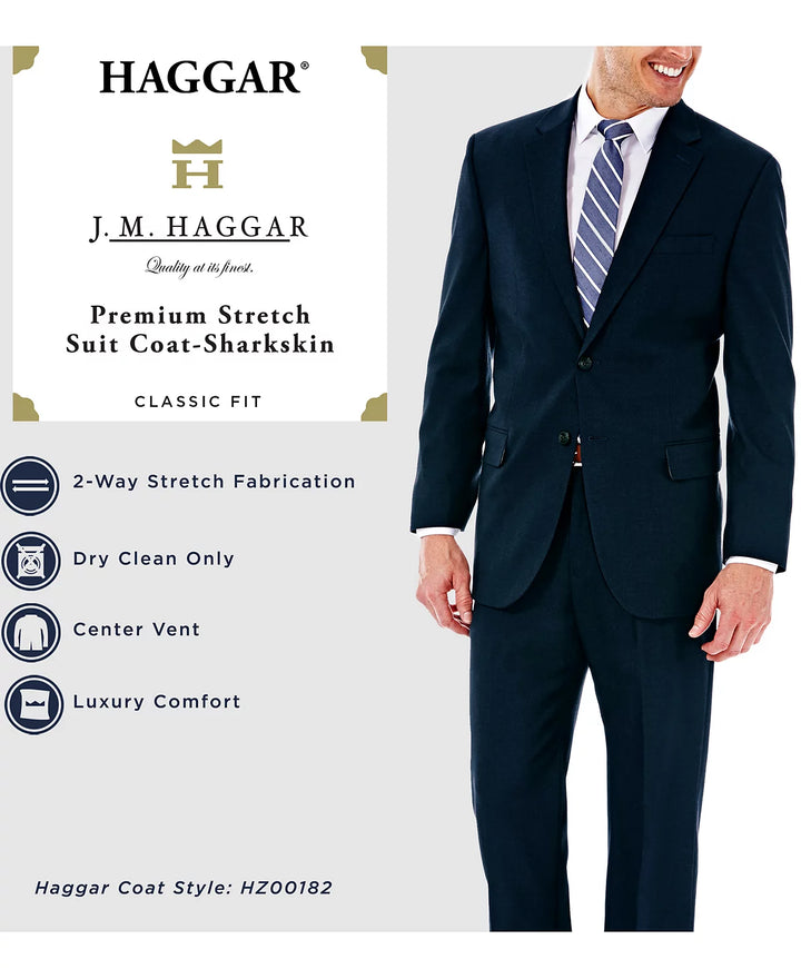 J.M. Haggar Men's Premium Stretch Classic Fit Suit Jacket