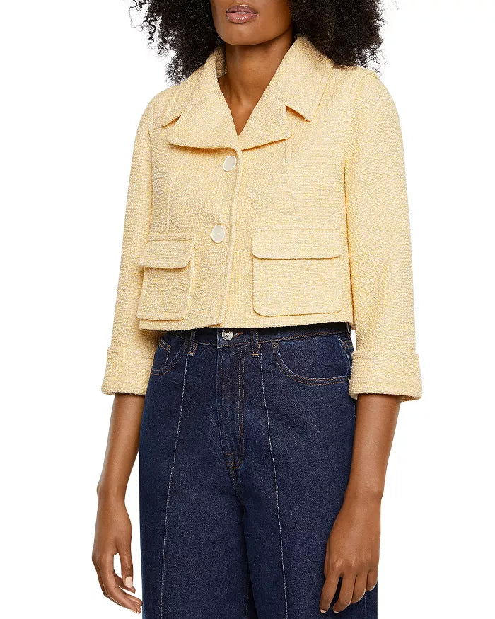 PAULE KA Boucle Cropped Jacket