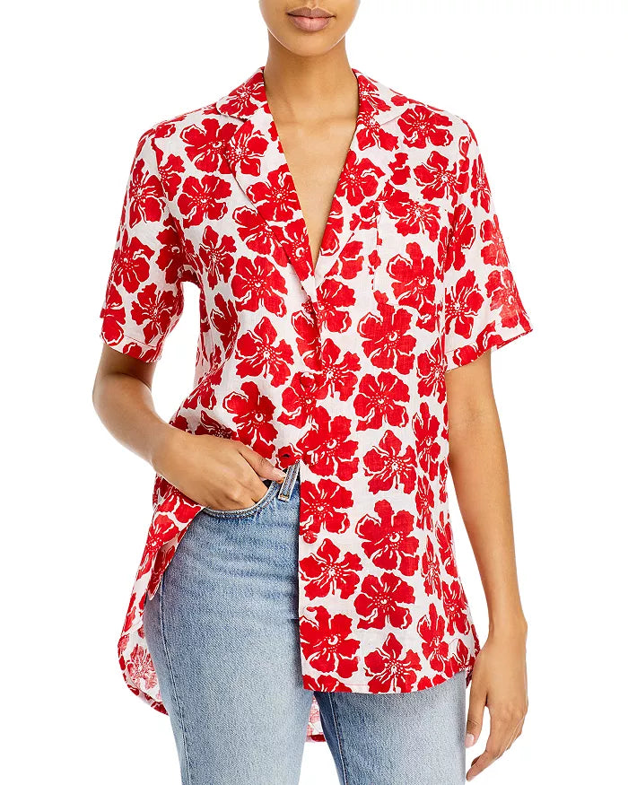 Faithfull the Brand Charlita Linen Shirt Dress