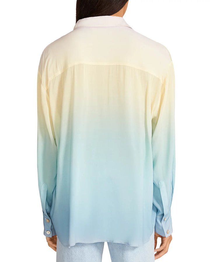 STEVE MADDEN Take a Trip Ombré Boyfriend Shirt Tunic