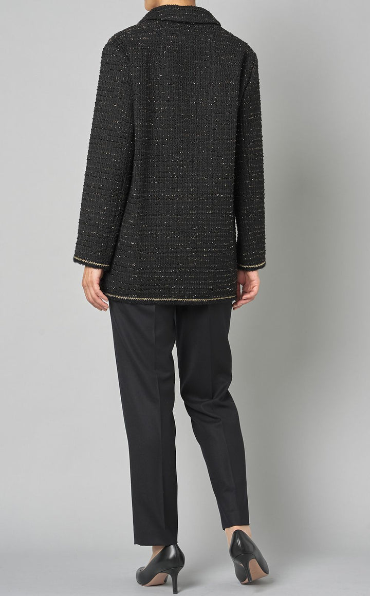 PAULE KA Tweed Double Breasted Jacket