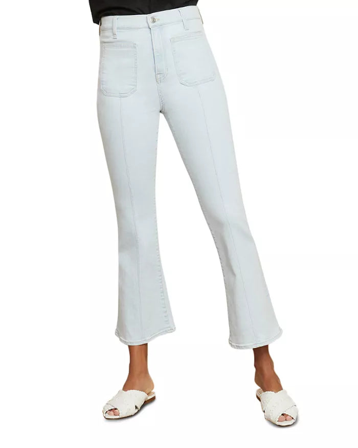 Veronica Beard Jean Carson High Rise Ankle Flared Jeans