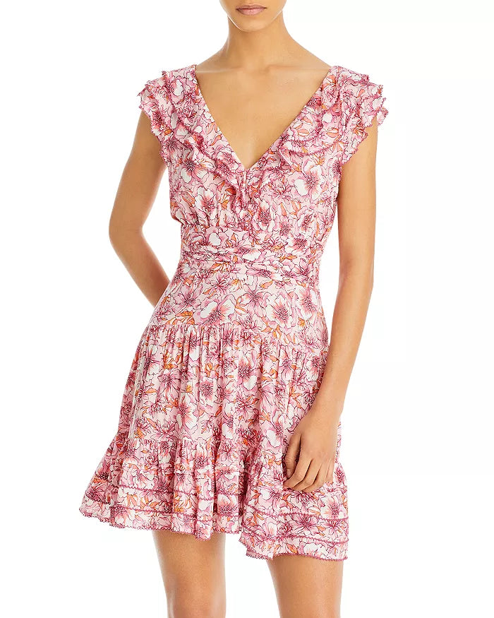 Poupette St. Barth Della Floral Mini Dress