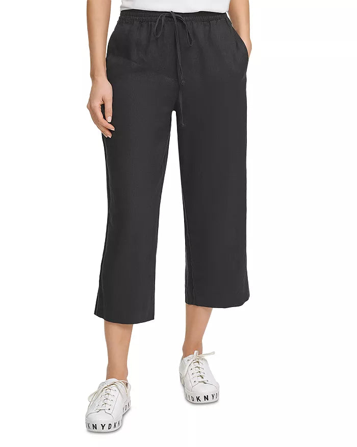 DKNY Cropped Drawstring Pants