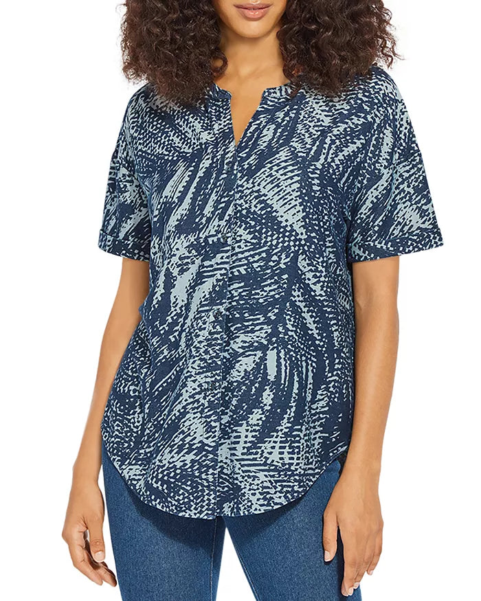 Lyssé Plus Size Aruba Short Sleeve Shirt