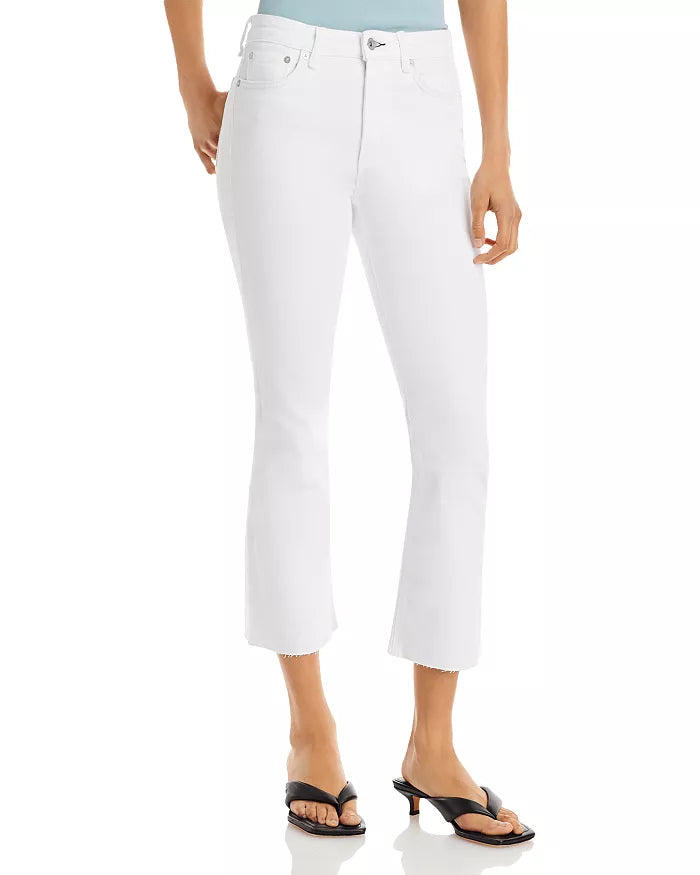 rag & bone Nina High Rise Ankle Flare Cropped Jeans