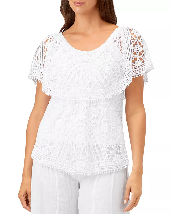 XCVI Signy Crochet Top