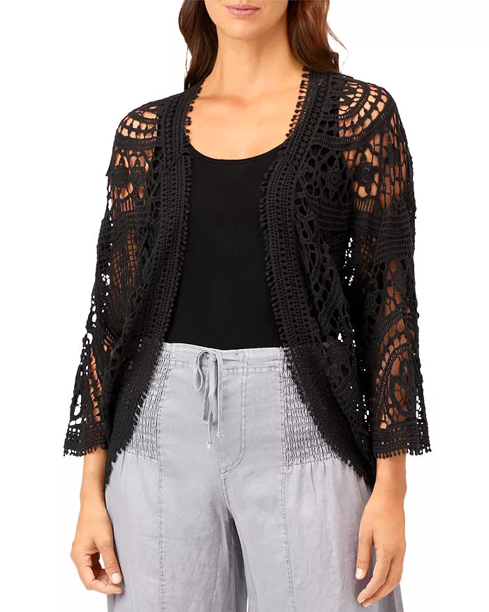 XCVI Fiorella Crochet Cardigan