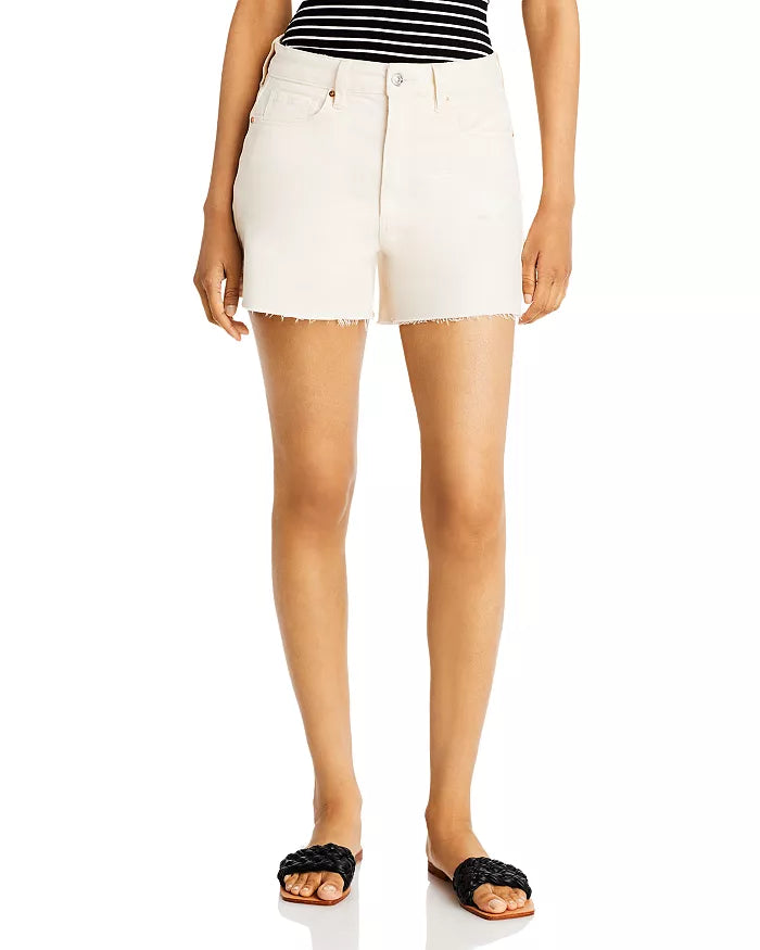 PAIGE Dani High Rise Cutoff Denim Shorts