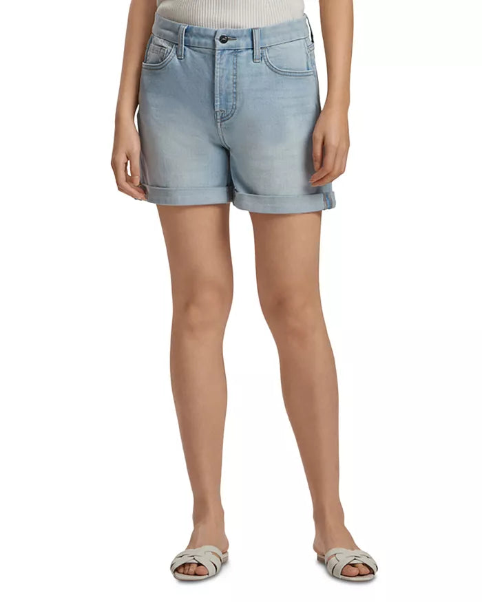 Jen 7 Mid Roll Jean Shorts