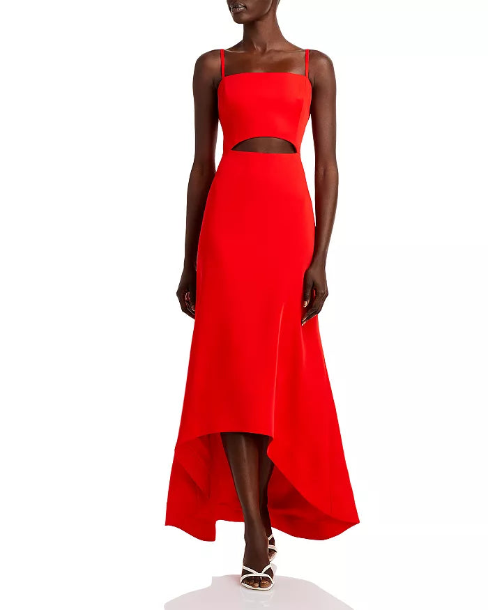 AQUA Square Neck Dress