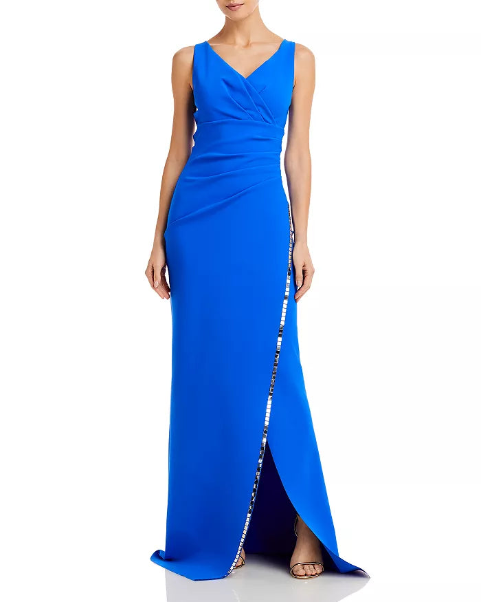 Chiara Boni La Petite Robe Sayah Sleeveless V Neck Gown