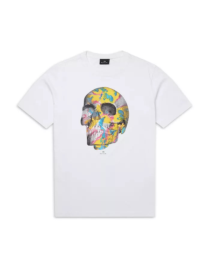 PS Paul Smith Men's Skull Graphic Short Sleeve Tee