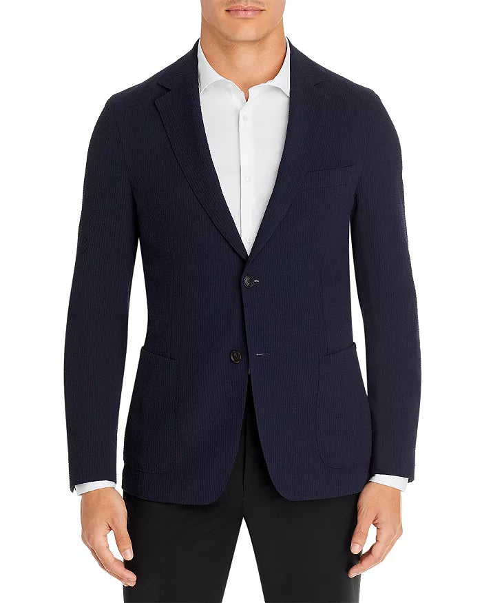 BOSS MEN Hanry Tech Seersucker Slim Fit Sport Coat