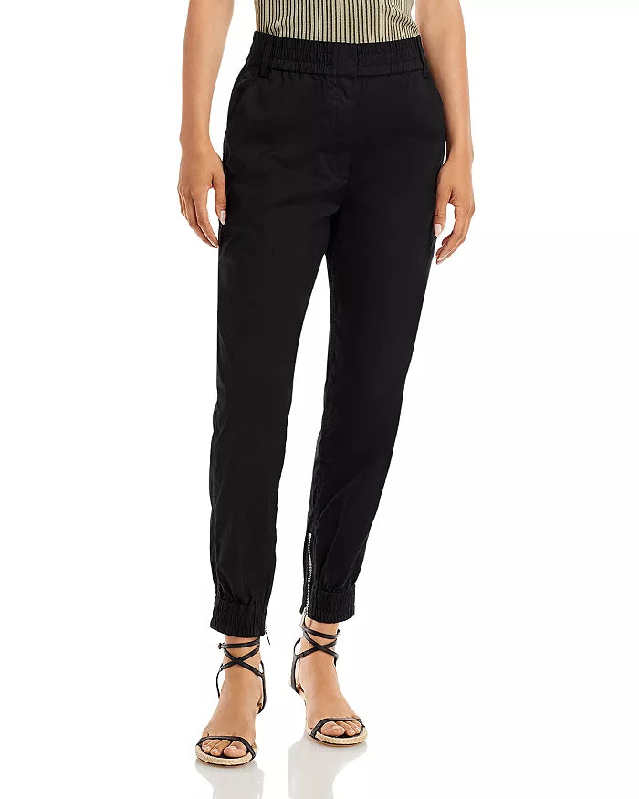 Derek Lam 10 Crosby Phoenix Ruched Zip Hem Jogger Pants