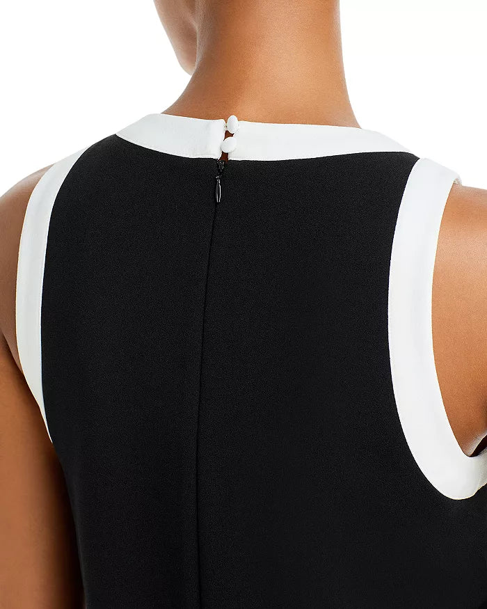 AQUA Contrast Trim Mini Dress