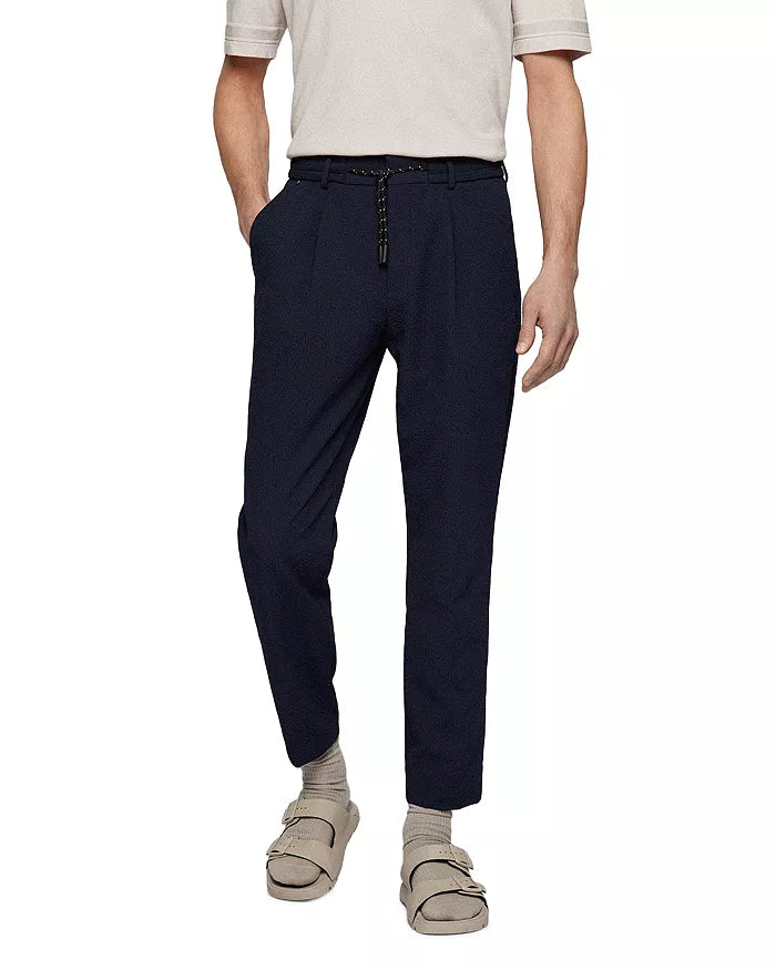 Hugo Boss Perin Technical Seersucker Drawstring Pants