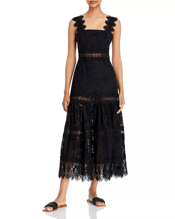 Waimari Sireneuse Lace Midi Dress