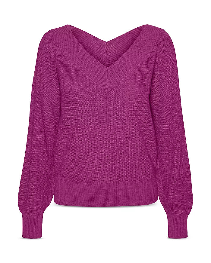 Vero Moda Newlexsun Double V Neck Sweater