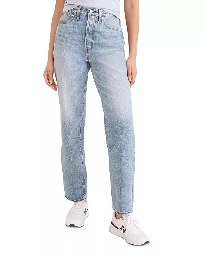 Madewell The Petite Perfect Vintage High Rise Straight Jean