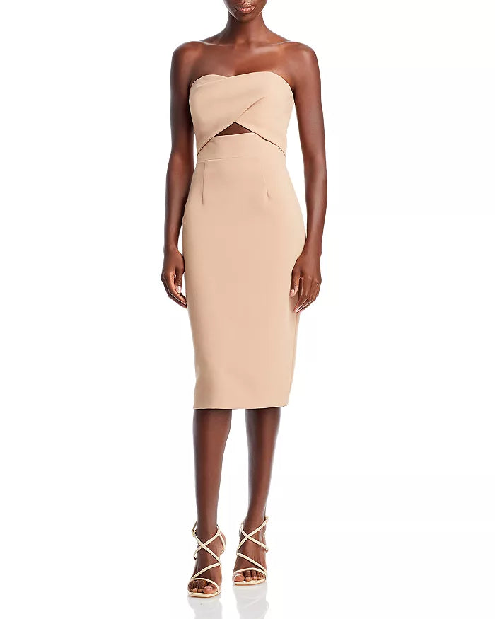 Black Halo Jada Strapless Cocktail Dress