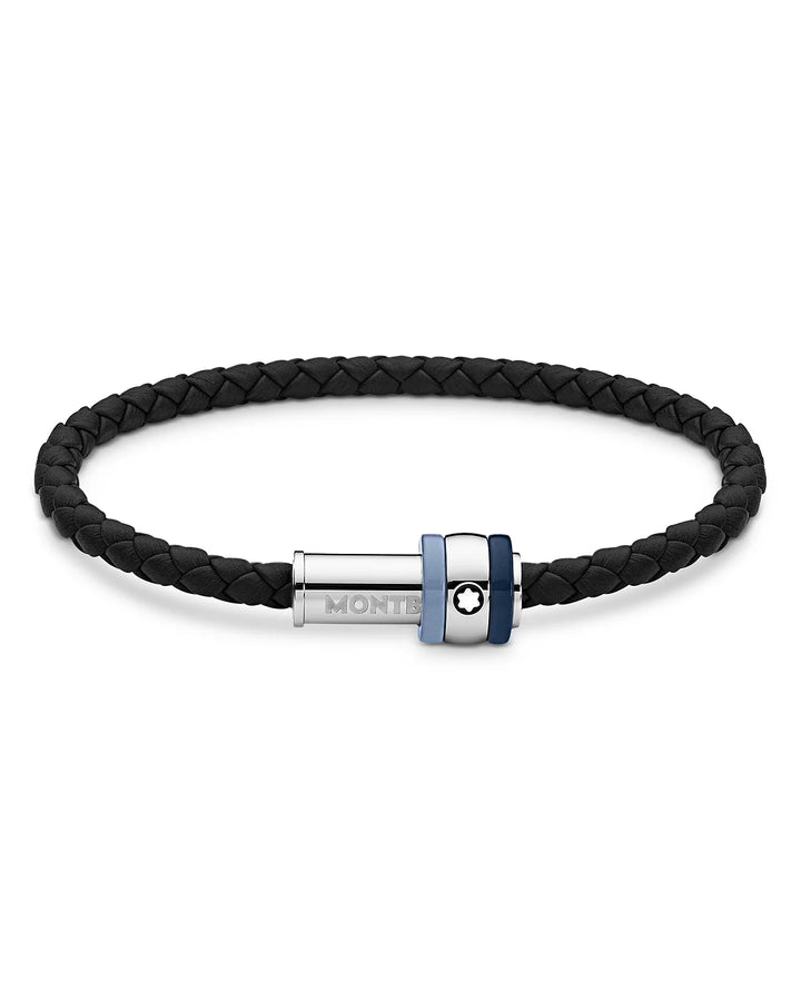 Montblanc 1858 Ice Sea Leather Bracelet