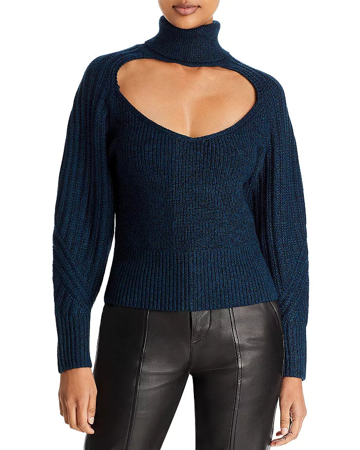 IRO Murane Cut-Out Turtleneck Sweater