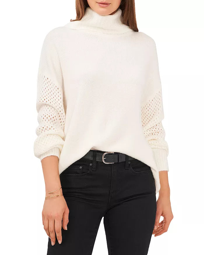 VINCE CAMUTO Drop Shoulder Turtleneck Sweater