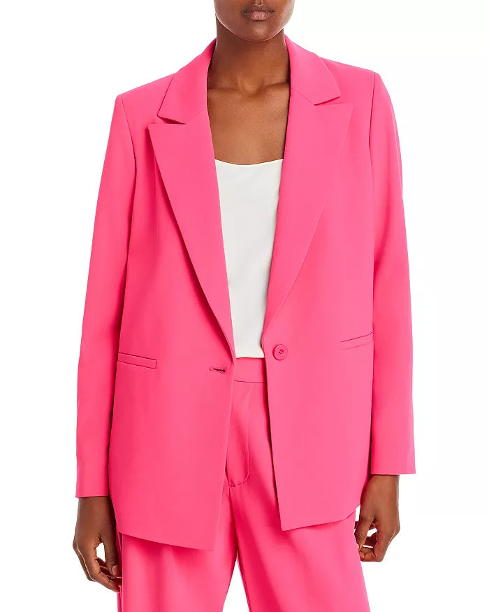 Alice and Olivia Denny Notch Collar Boyfriend Blazer