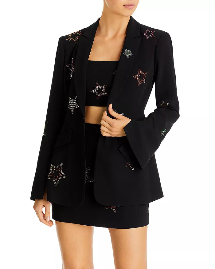 Cinq à Sept Cheyenne Embellished Star Blazer