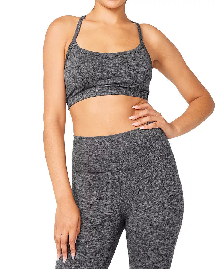 Terez TLC Heathered Low Impact Sports Bra