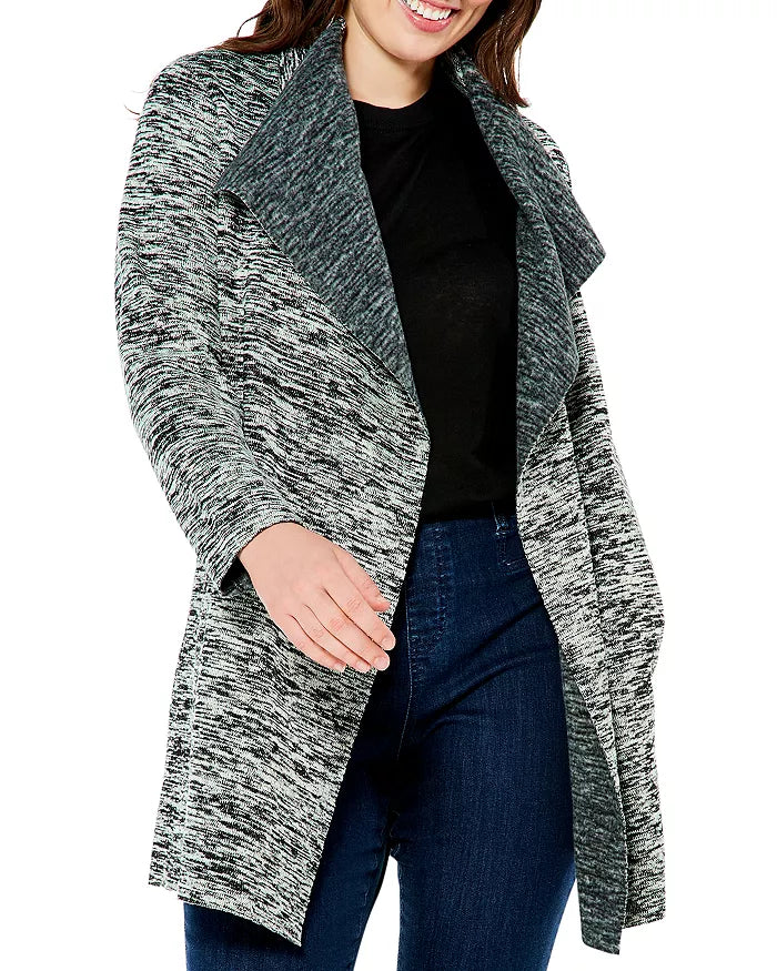 NIC+ZOE Plus Space Dye Lounge Around Cardigan