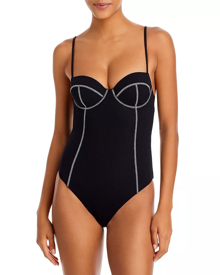 Onia Valerie Seamed One Piece Swimsuit