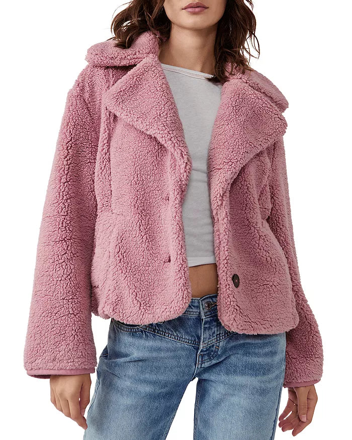 Free People Joplin Cozy Faux Fur Jacket
