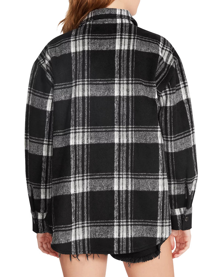 STEVE MADDEN Sophia Plaid Shirt Jacket