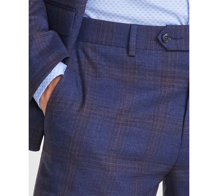 Bar III Men's Slim-Fit Wool-Blend Suit Pants